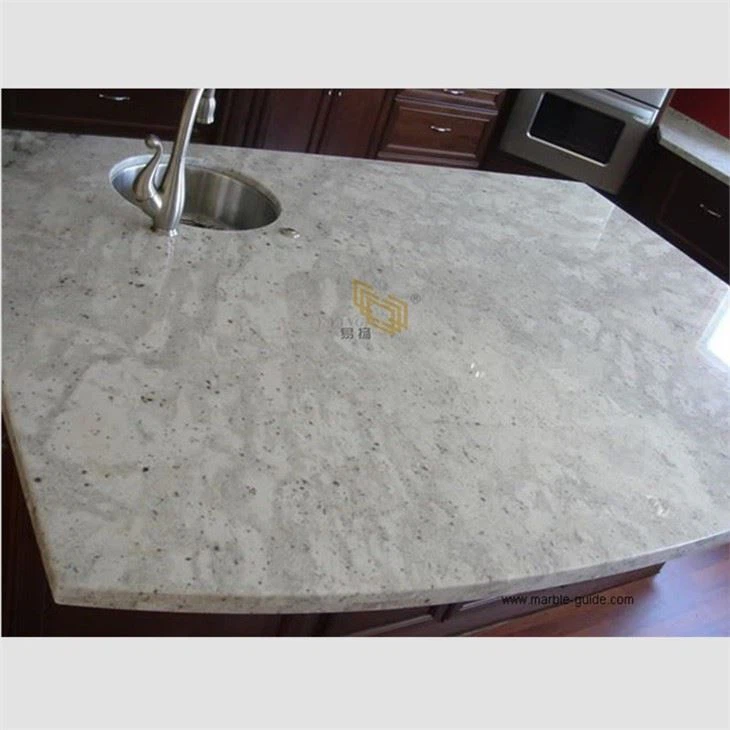 Andromeda White Granite Kitchen Countertop